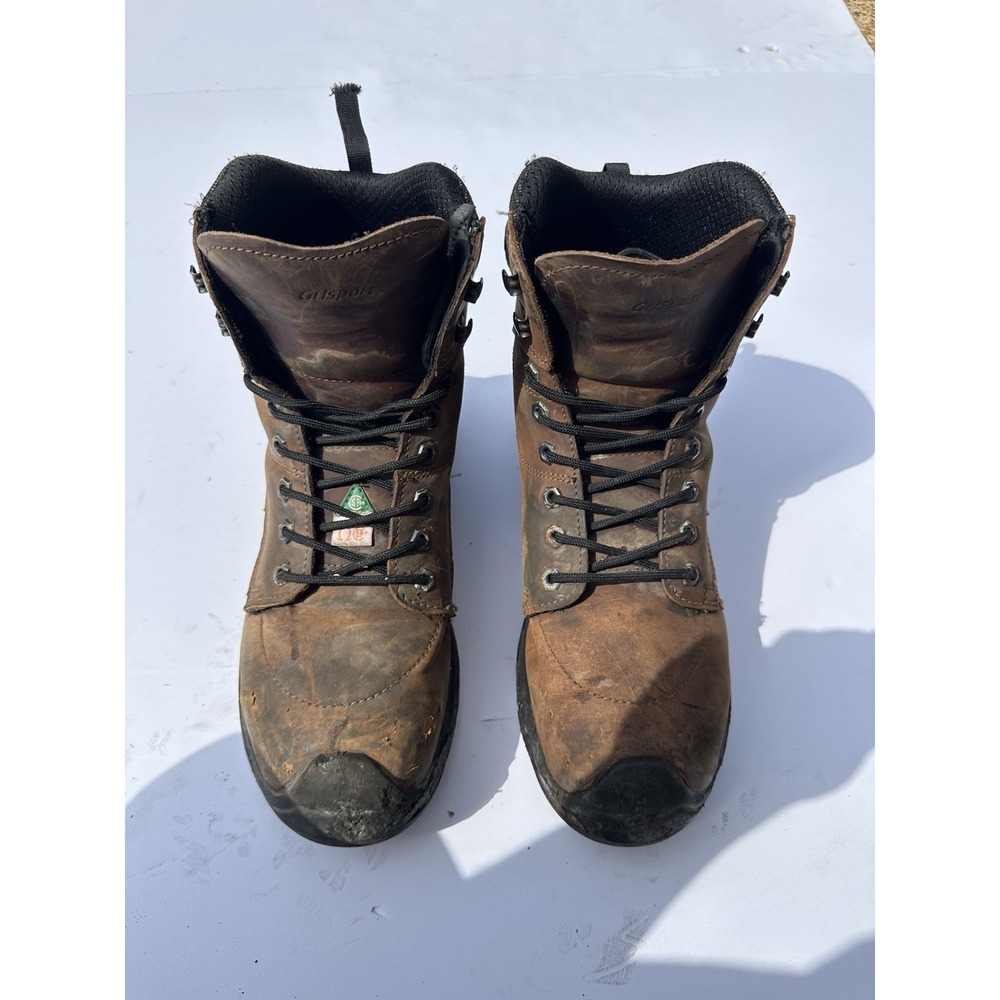 Grisport Safety Work Boot Men 9 Comp. Toe Brown